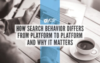 How searh behavior differs from platform to platform