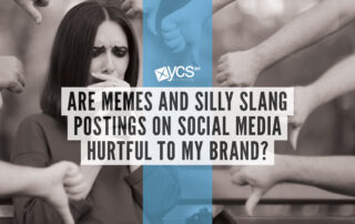 are memes and silly slang postings on social media hurtful to my brand