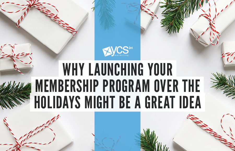 Why launching your membership program over the holidays might be a great idea