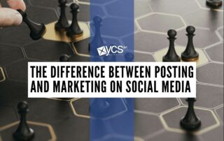the difference between posting and marketing on social media